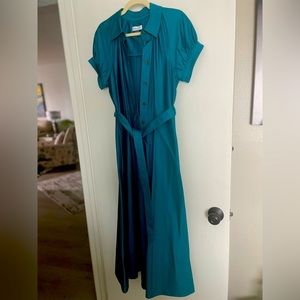 Calvin Klein beautiful deep aqua dress